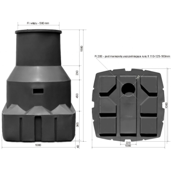 Studzienka studni głębinowej 3D